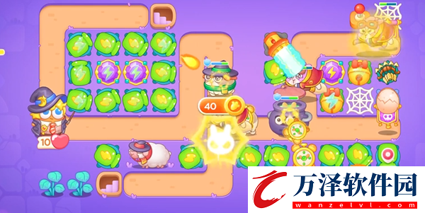 保衛(wèi)蘿卜4阿波與魔法寶藏第107關(guān)圖文通關(guān)解析