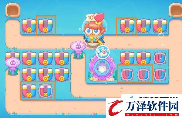 保衛(wèi)蘿卜4嗨釣度假島第8關(guān)攻略介紹
