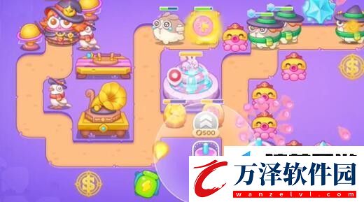 保衛(wèi)蘿卜4阿波與魔法寶藏第55關攻略介紹