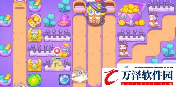 保衛(wèi)蘿卜4阿波與魔法寶藏第56關(guān)攻略介紹