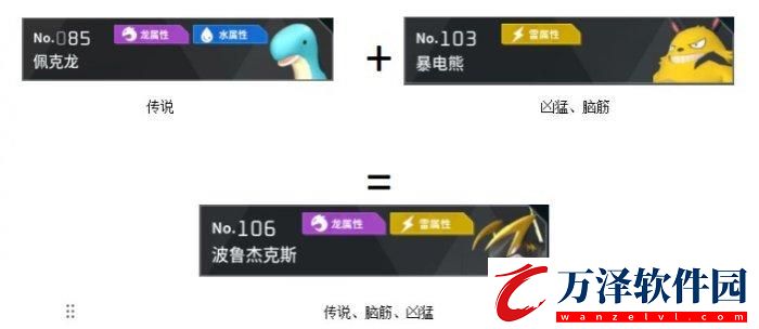 幻獸帕魯雷帝波魯杰克斯怎么配