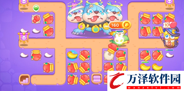 保衛(wèi)蘿卜4阿波與魔法寶藏第120關圖文通關解析