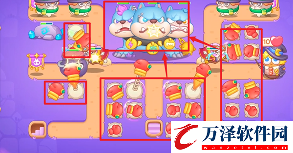 保衛(wèi)蘿卜4阿波與魔法寶藏第120關圖文通關解析