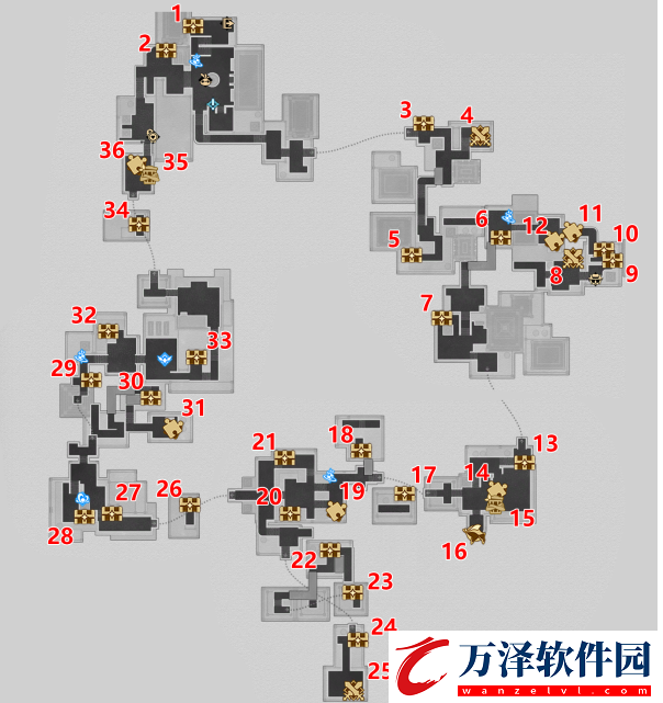 崩壞星穹鐵道筑夢邊境寶箱位置大全