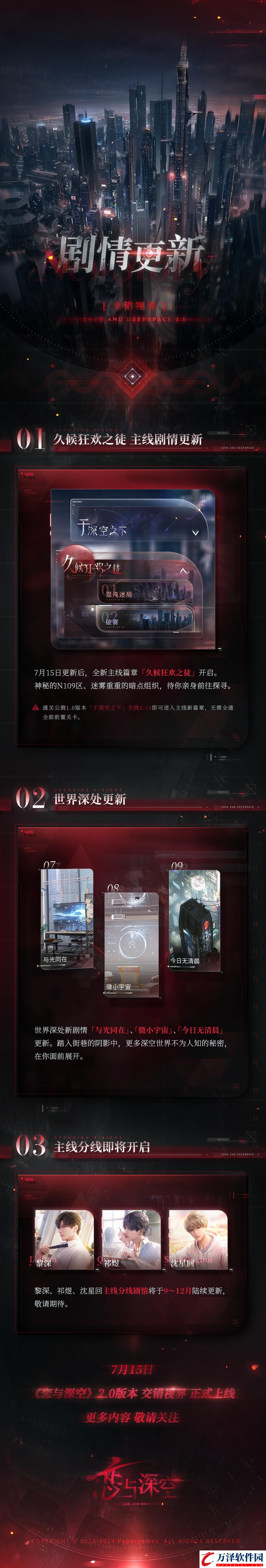 戀與深空2.0交錯視界活動介紹